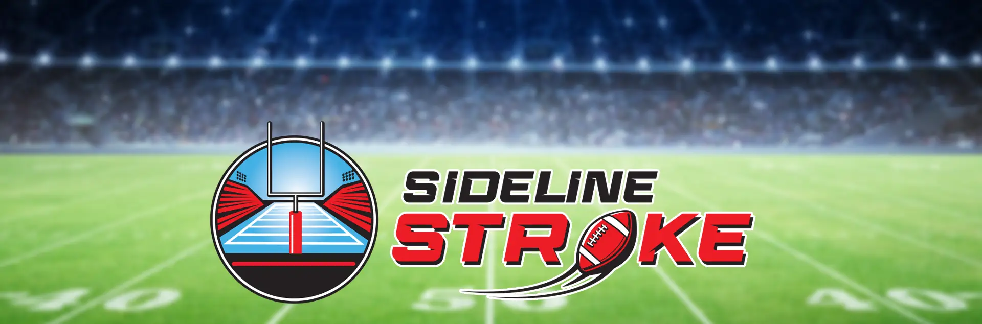 Sideline Stroke Football Event Header
