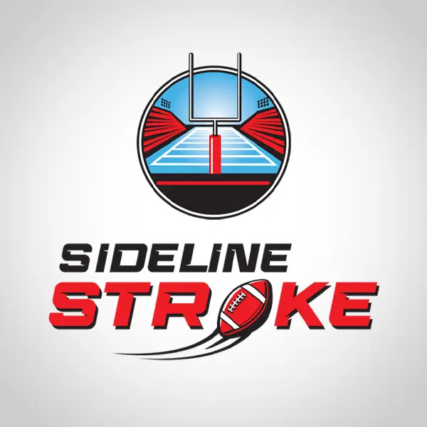 Sideline Stroke Football Logo