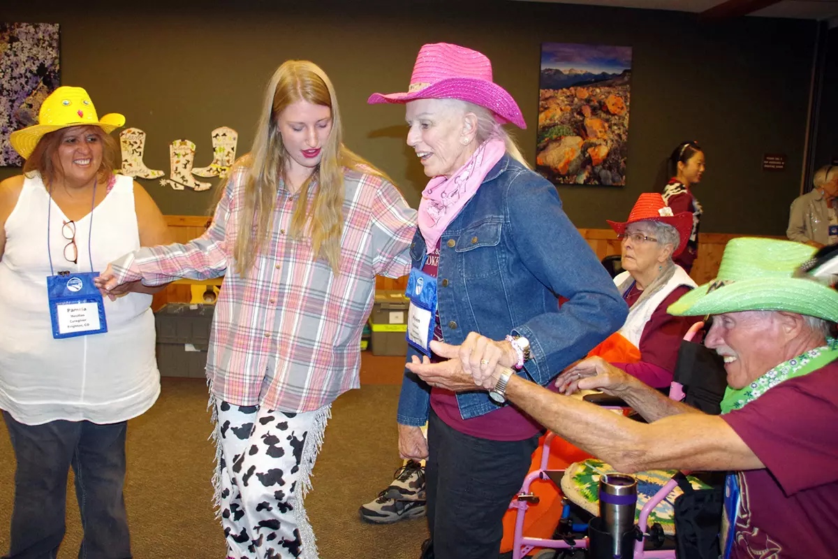 Stroke survivors dancing