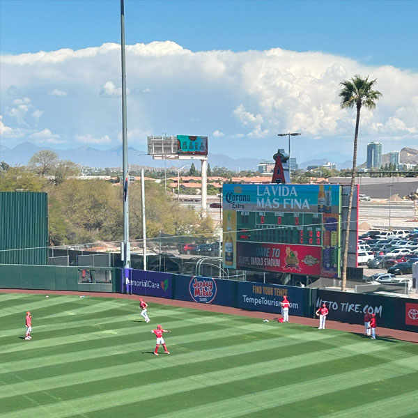 Strike Out Stroke Tempe Diablo Stadium