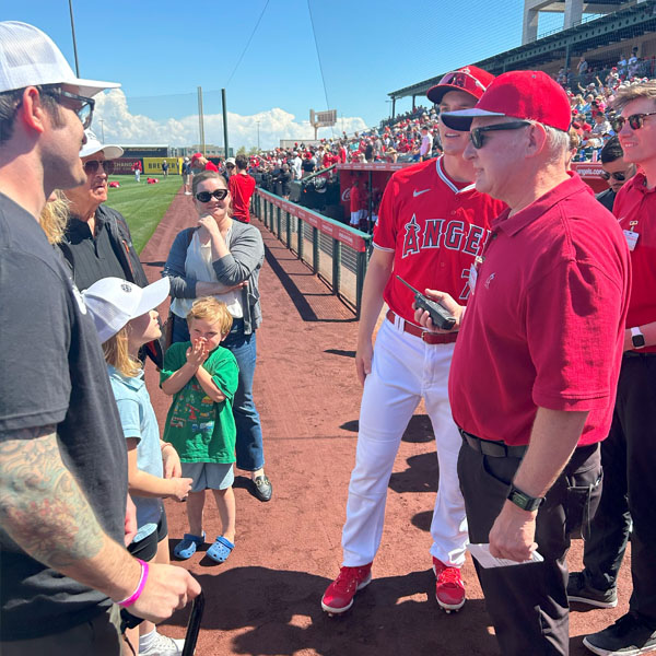 Strike Out Stroke Tempe Diablo Stadium